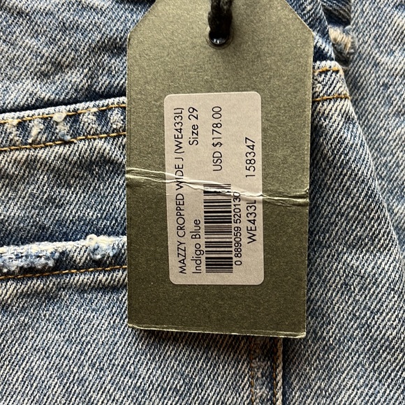 NWT! All Saints Mazzy Cropped Wide Jean - Picture 11 of 12